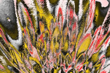 Soyut sanat duvar resmi. Modern, çağdaş sanat geçmişi