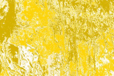 Kopya alanı olan soyut sarı desenli duvar