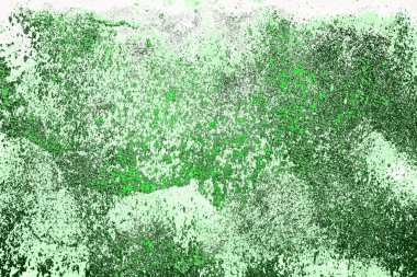 kopyalama alanı olan soyut yeşil desenli duvar