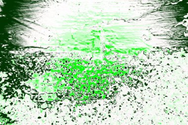 kopyalama alanı olan soyut yeşil desenli duvar