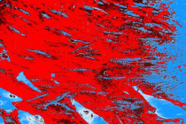 Soyut sanat duvar resmi. Modern, çağdaş sanat geçmişi