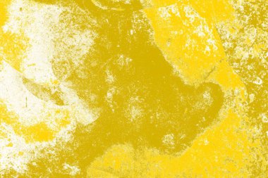 Kopya alanı olan soyut sarı desenli duvar