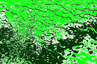 kopyalama alanı olan soyut yeşil desenli duvar