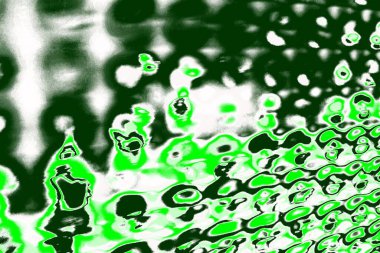 kopyalama alanı olan soyut yeşil desenli duvar