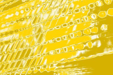 Kopya alanı olan soyut sarı desenli duvar