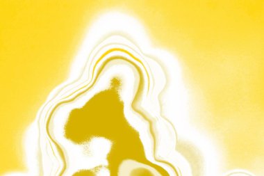 Kopya alanı olan soyut sarı desenli duvar