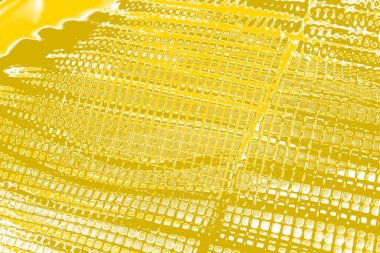 Kopya alanı olan soyut sarı desenli duvar