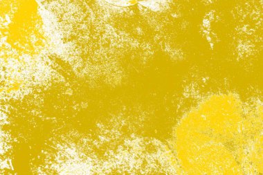 Kopya alanı olan soyut sarı desenli duvar