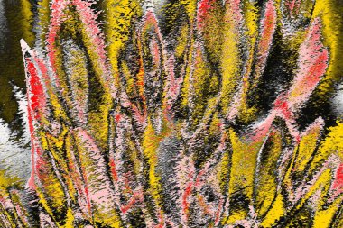 Soyut sanat duvar resmi. Modern, çağdaş sanat geçmişi