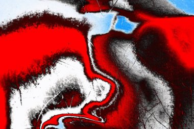 Soyut sanat duvar resmi. Modern, çağdaş sanat geçmişi