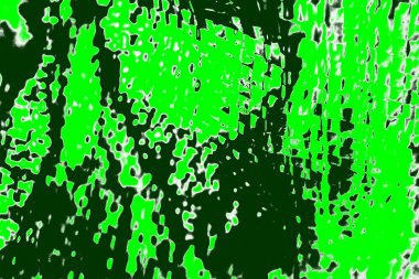 kopyalama alanı olan soyut yeşil desenli duvar