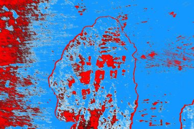 Soyut sanat duvar resmi. Modern, çağdaş sanat geçmişi