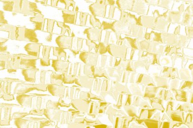 Kopya alanı olan soyut sarı desenli duvar