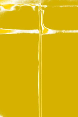 Kopya alanı olan soyut sarı desenli duvar