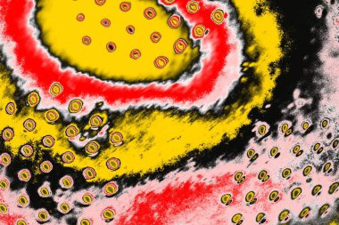 Soyut sanat duvar resmi. Modern, çağdaş sanat geçmişi