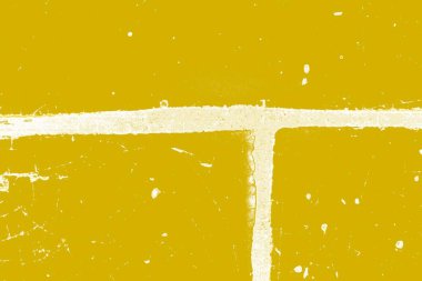 Kopya alanı olan soyut sarı desenli duvar