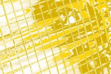 Kopya alanı olan soyut sarı desenli duvar