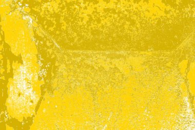 Kopya alanı olan soyut sarı desenli duvar