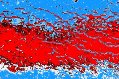 Soyut sanat duvar resmi. Modern, çağdaş sanat geçmişi