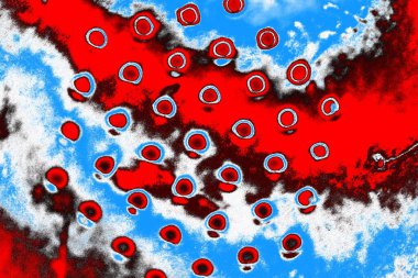 Soyut sanat duvar resmi. Modern, çağdaş sanat geçmişi