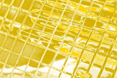 Kopya alanı olan soyut sarı desenli duvar