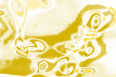 Kopya alanı olan soyut sarı desenli duvar