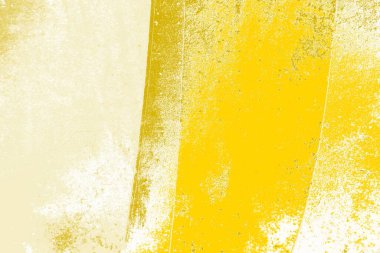 Kopya alanı olan soyut sarı desenli duvar