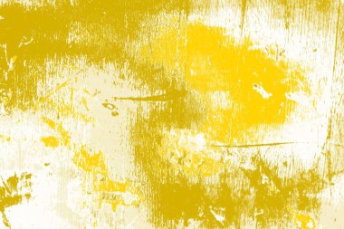 Kopya alanı olan soyut sarı desenli duvar