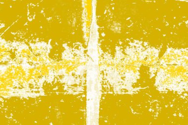 Kopya alanı olan soyut sarı desenli duvar