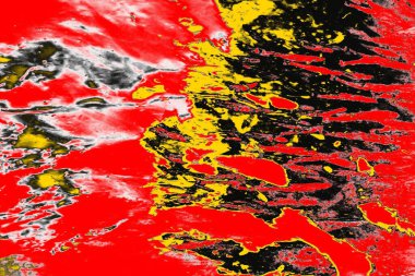 Soyut sanat duvar resmi. Modern, çağdaş sanat geçmişi