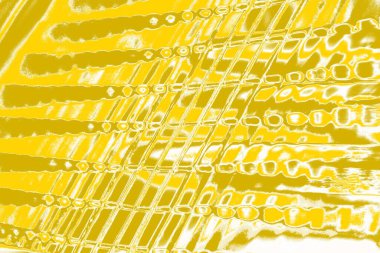 Kopya alanı olan soyut sarı desenli duvar