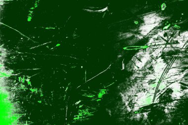 kopyalama alanı olan soyut yeşil desenli duvar