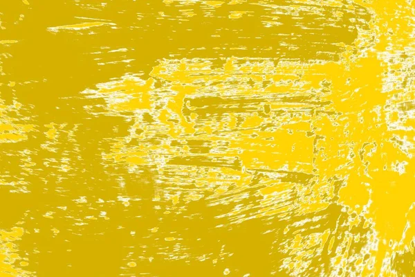 Parede Texturizada Amarelo Abstrato Com Espaço Cópia — Fotografia de Stock