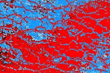 Soyut sanat duvar resmi. Modern, çağdaş sanat geçmişi