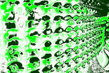 kopyalama alanı olan soyut yeşil desenli duvar