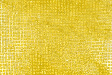 Kopya alanı olan soyut sarı desenli duvar