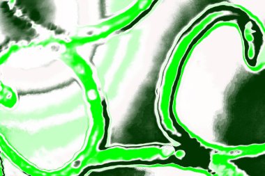 kopyalama alanı olan soyut yeşil desenli duvar