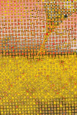 Soyut sanat duvar resmi. Modern, çağdaş sanat geçmişi