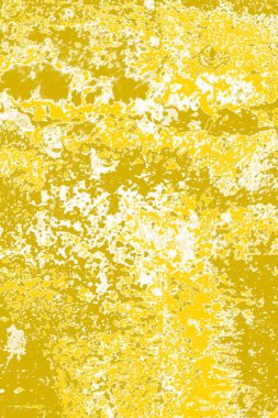 Kopya alanı olan soyut sarı desenli duvar