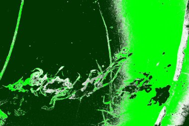 kopyalama alanı olan soyut yeşil desenli duvar