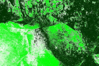 kopyalama alanı olan soyut yeşil desenli duvar