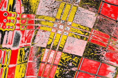 Soyut sanat duvar resmi. Modern, çağdaş sanat geçmişi