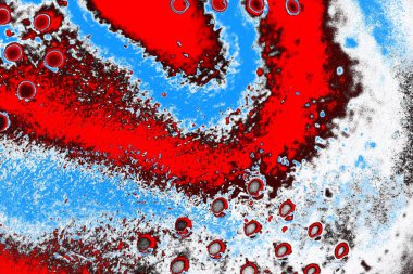 Soyut sanat duvar resmi. Modern, çağdaş sanat geçmişi