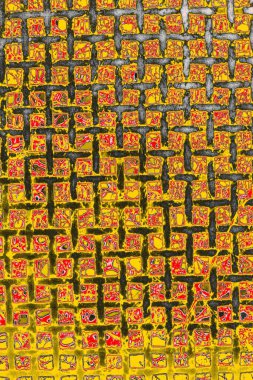 Soyut sanat duvar resmi. Modern, çağdaş sanat geçmişi