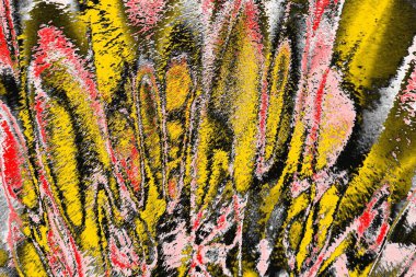 Soyut sanat duvar resmi. Modern, çağdaş sanat geçmişi