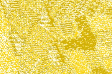 Kopya alanı olan soyut sarı desenli duvar