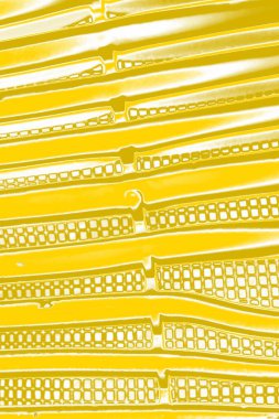 Kopya alanı olan soyut sarı desenli duvar