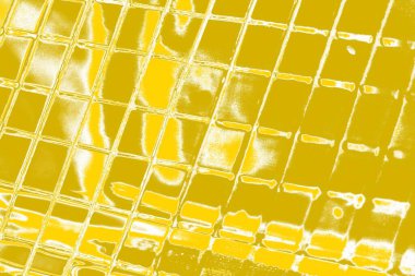 Kopya alanı olan soyut sarı desenli duvar