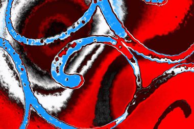 Soyut sanat duvar resmi. Modern, çağdaş sanat geçmişi