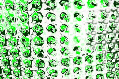 kopyalama alanı olan soyut yeşil desenli duvar